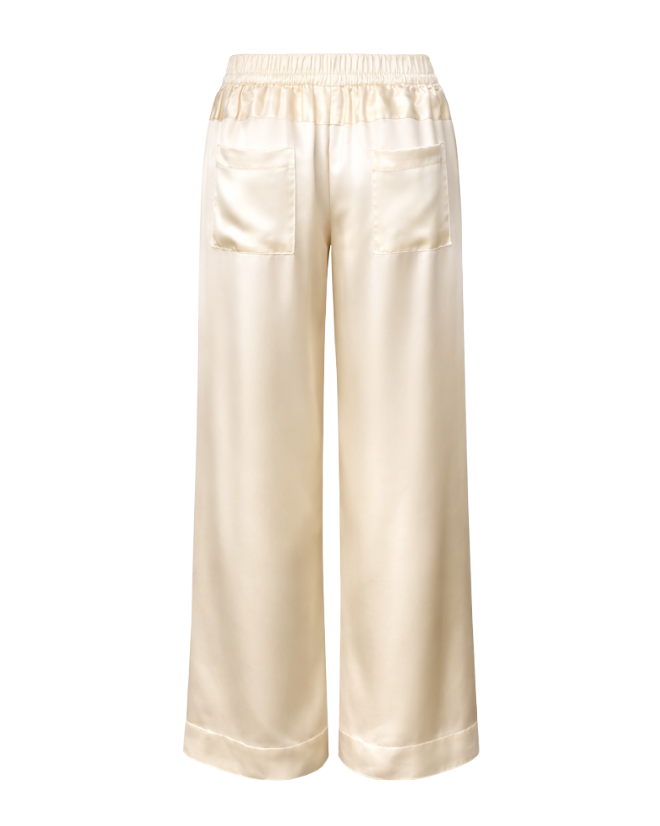 Calça Instinto Acetinada Creme