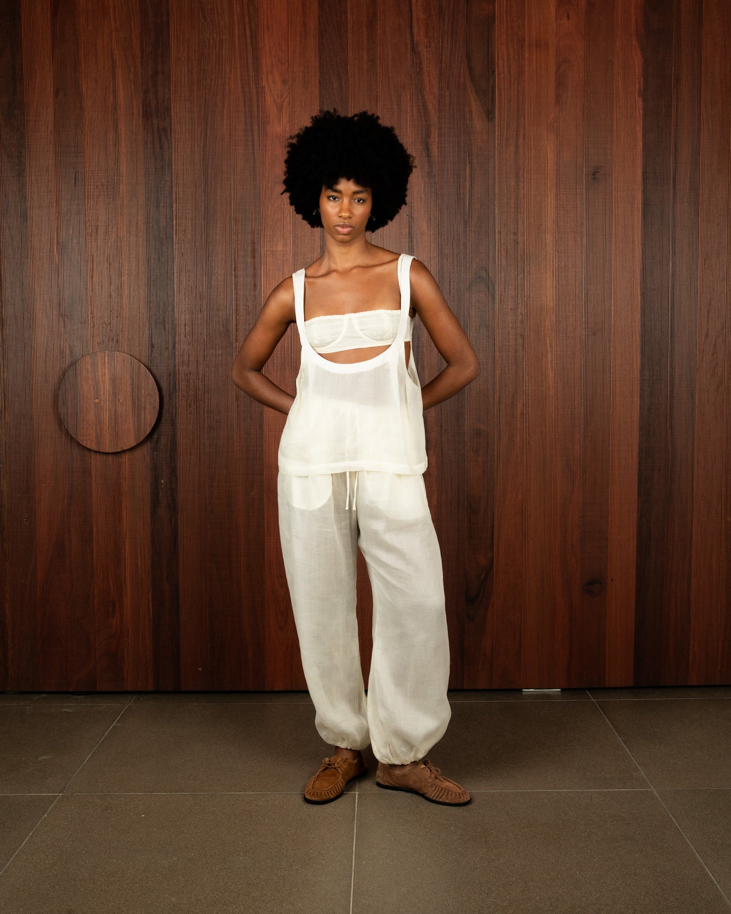 Blusa Voil de Linho Off White