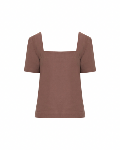 Scandi Top Marrom
