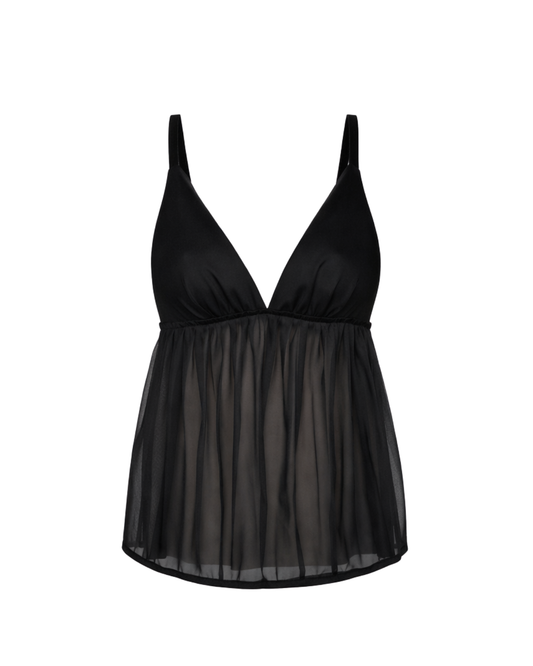 Blusa Organza de Seda Limited Edition Preta