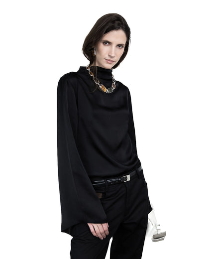 Blusa Dégagé Preta