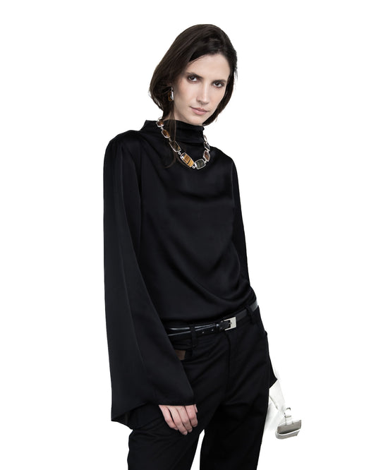 Blusa Dégagé Preta