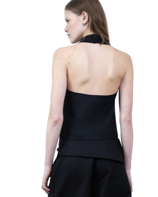Halter Top Preto