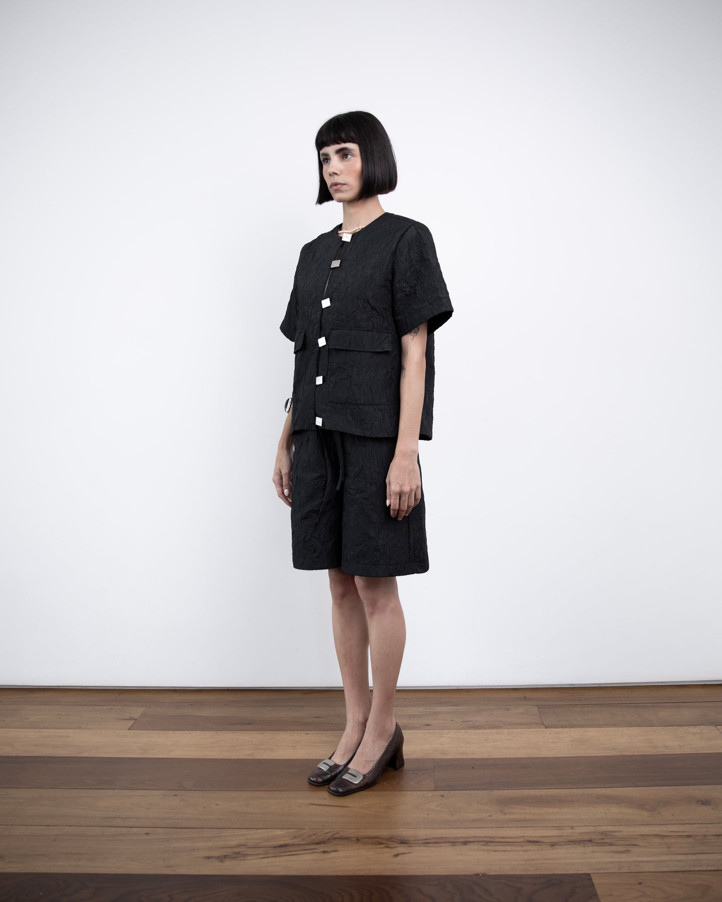 Bermuda Matelassê Preta Limited Edition