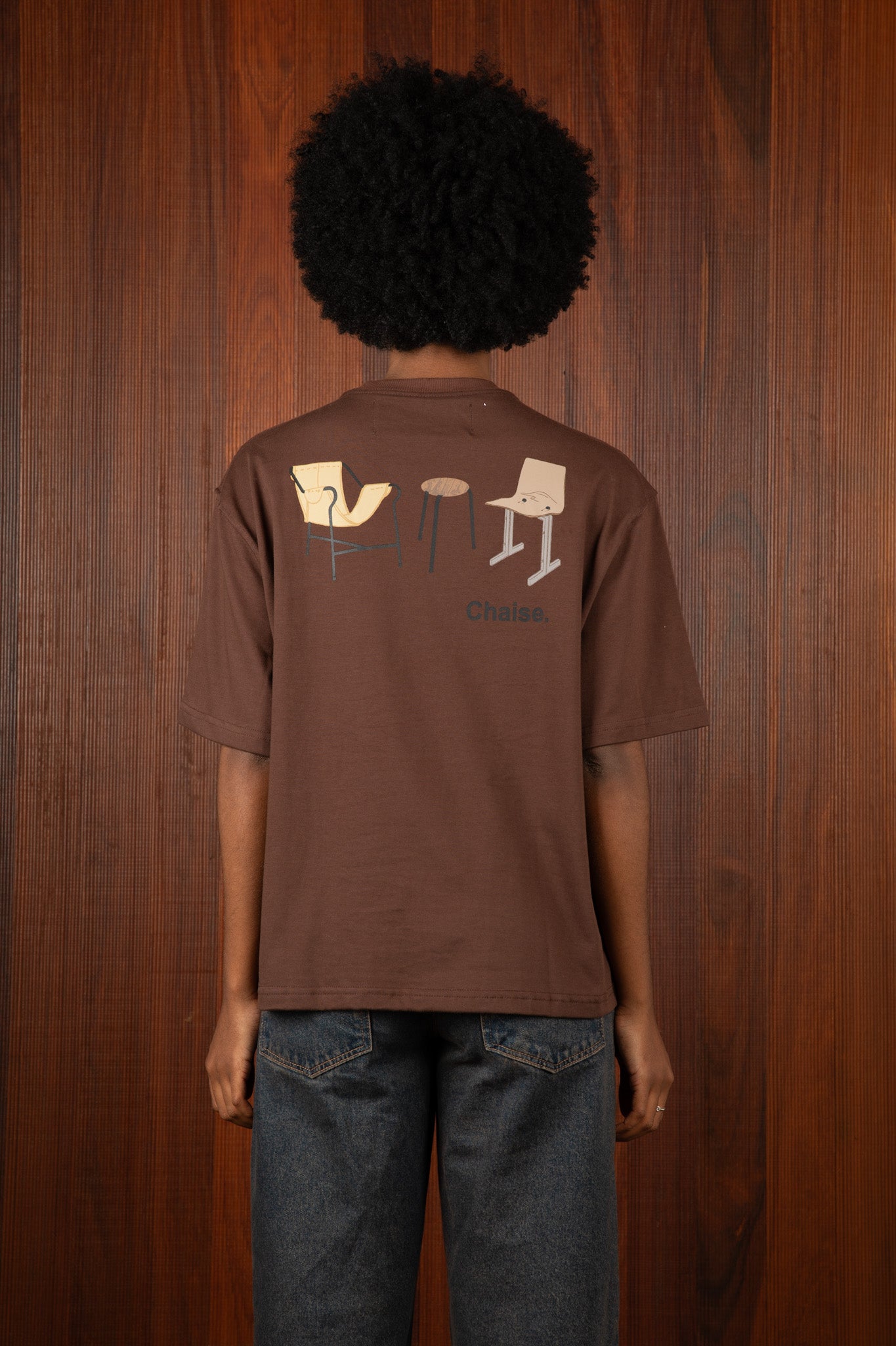 Camiseta Chaise Marrom