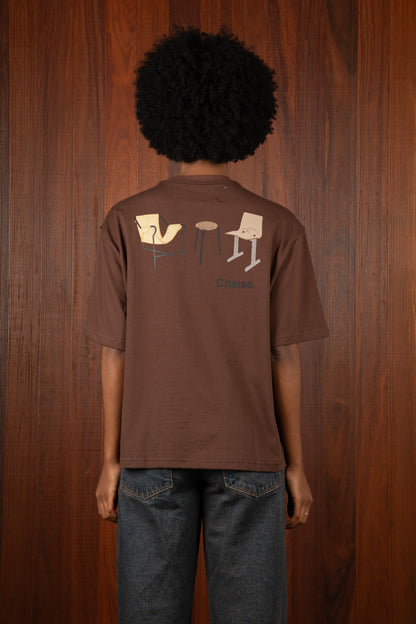 Camiseta Chaise Marrom