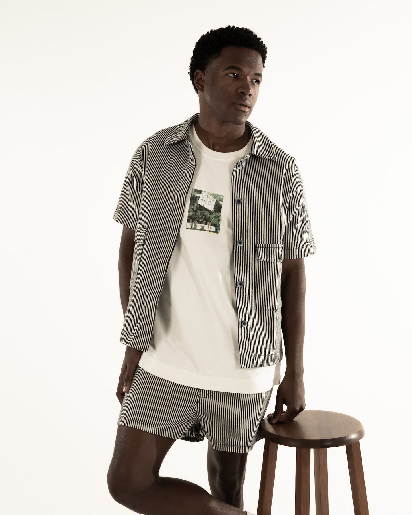Camisa Jeans Copenhagen Listrada