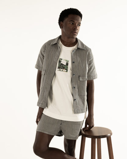 Camisa Jeans Copenhagen Listrada