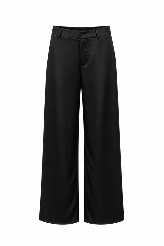 Calça Acetinada Preta