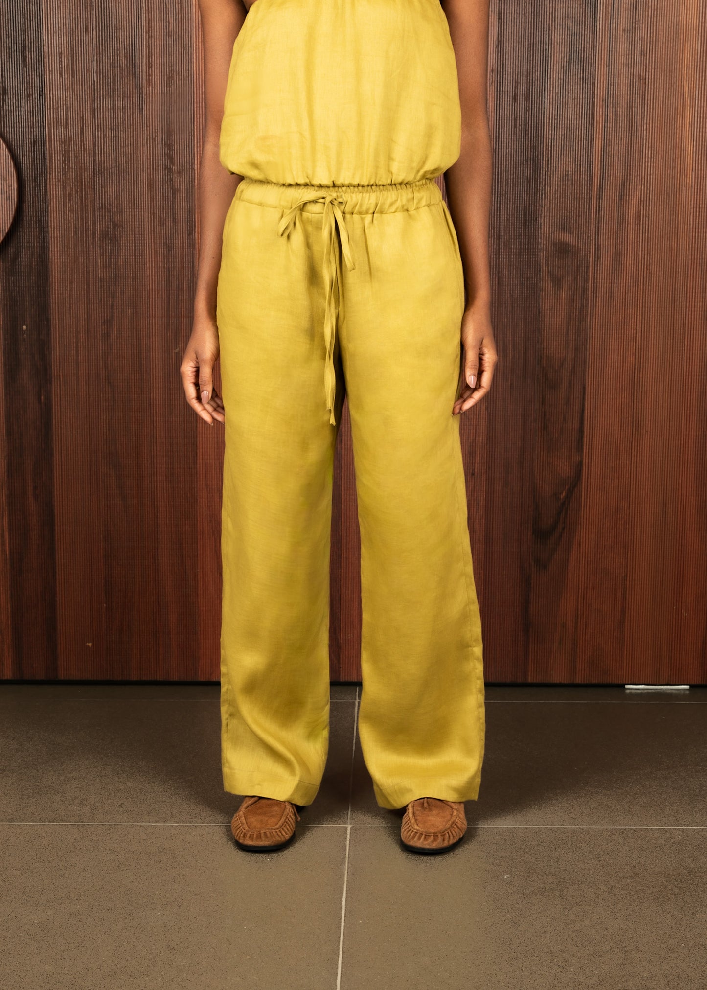 Calça Pijama Linho Verde