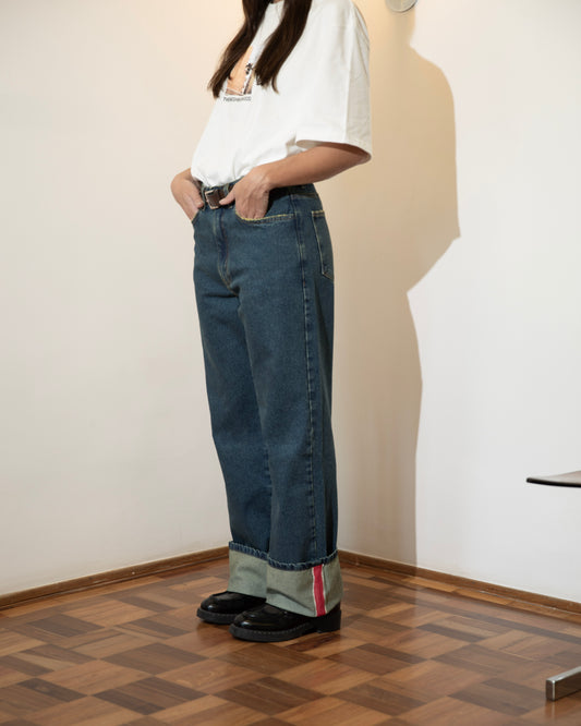 Calça Jeans Logo