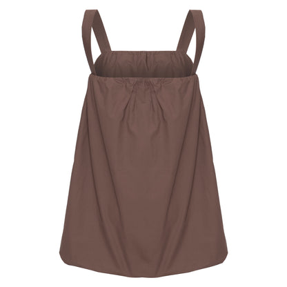 Vestido Balloon Marrom
