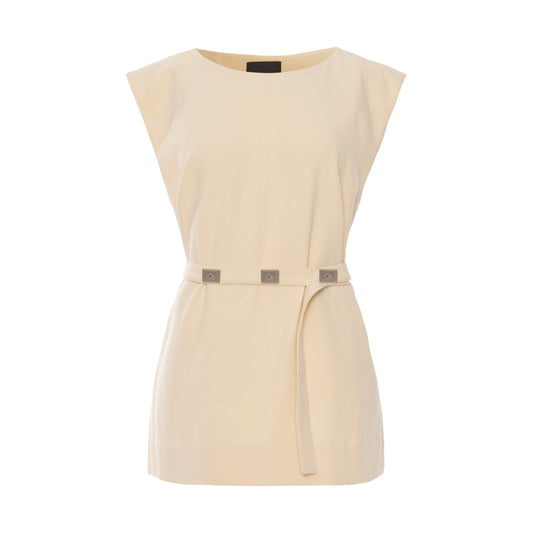 Blusa Cinto Manteiga
