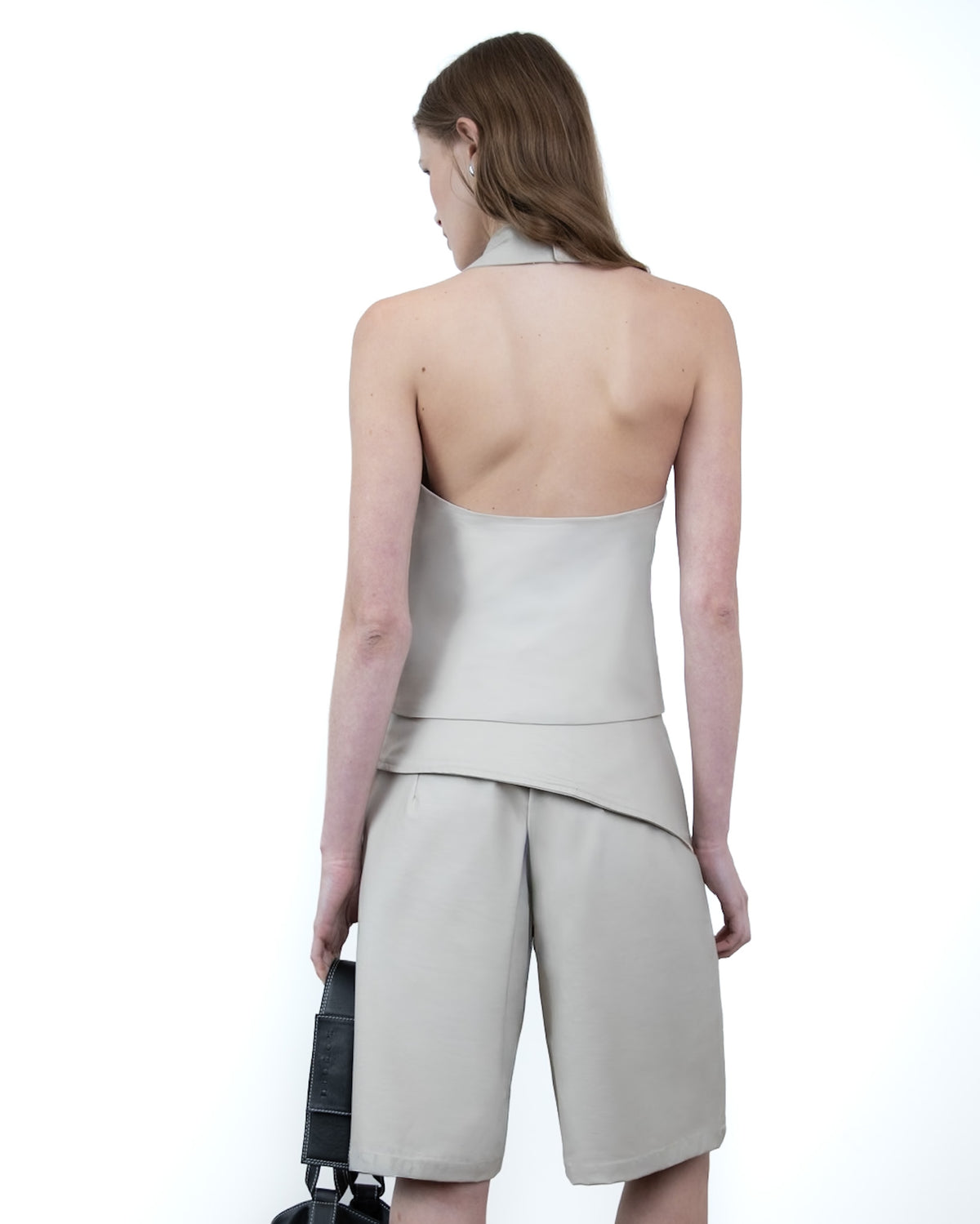 Halter Top Cinza