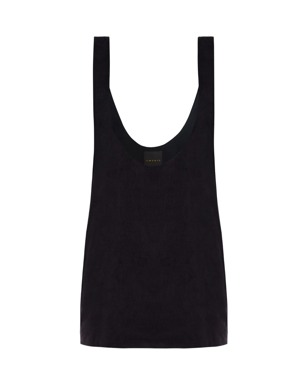 Vestido Suspensório Veludo Preto