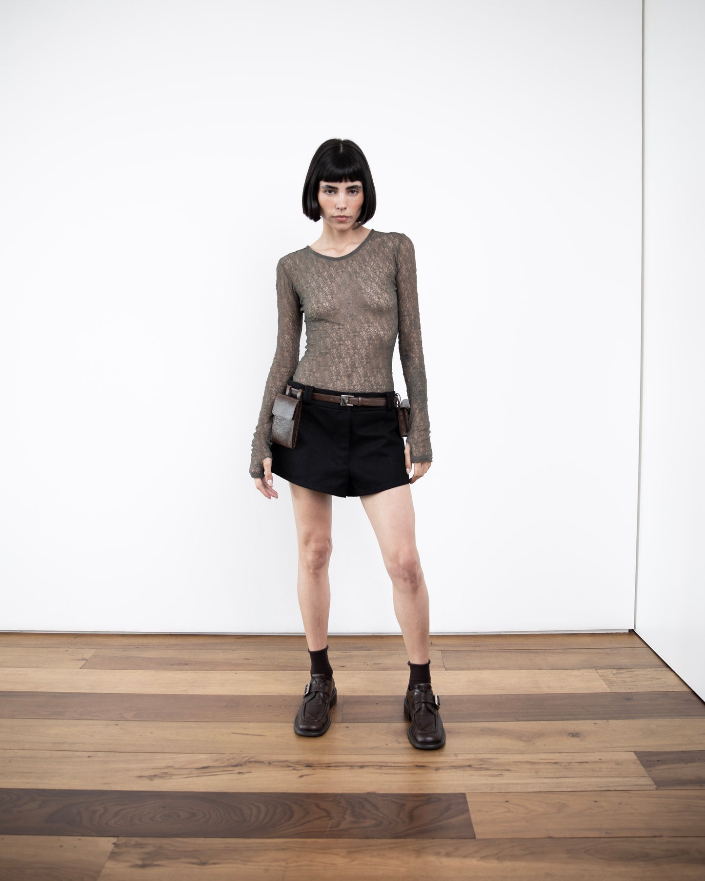 Camiseta com Segunda Pele Cinza