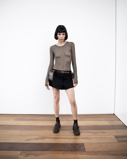 Camiseta com Segunda Pele Cinza