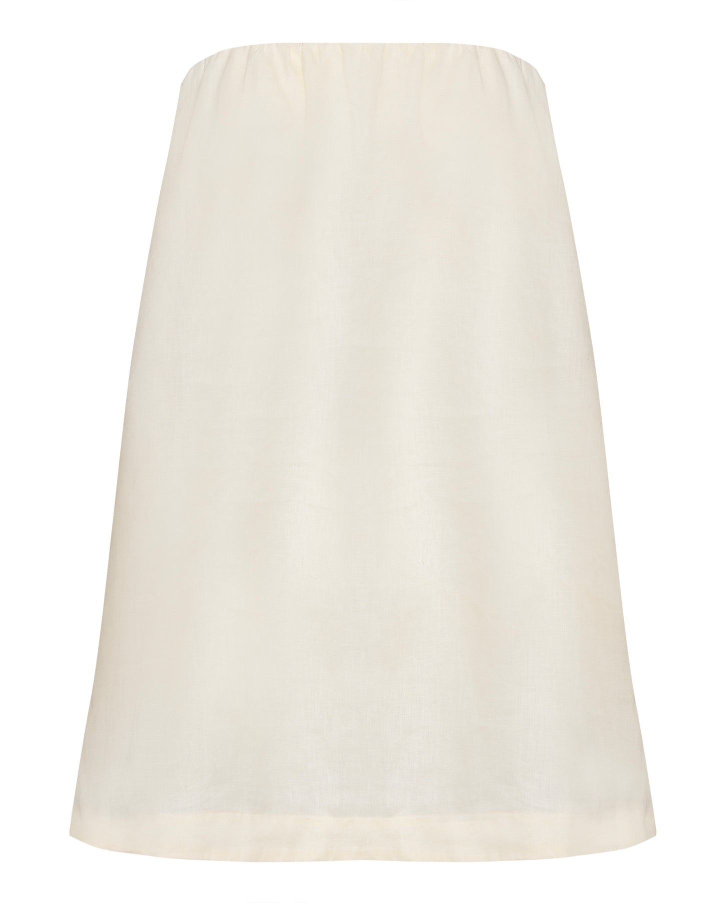 Vestido Mini Tomara que Caia Linho Off White