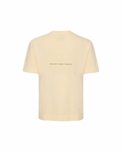 Camiseta Carciofi Analogic Manteiga Unissex
