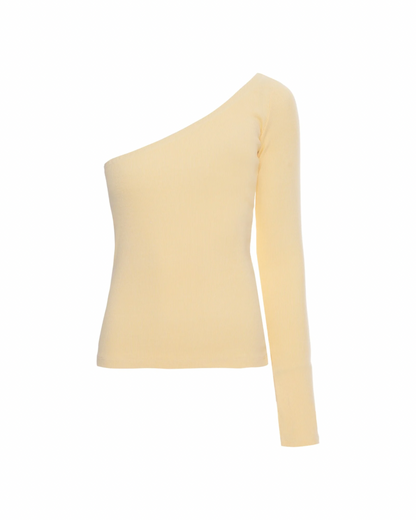 Blusa Um Ombro Só Manteiga