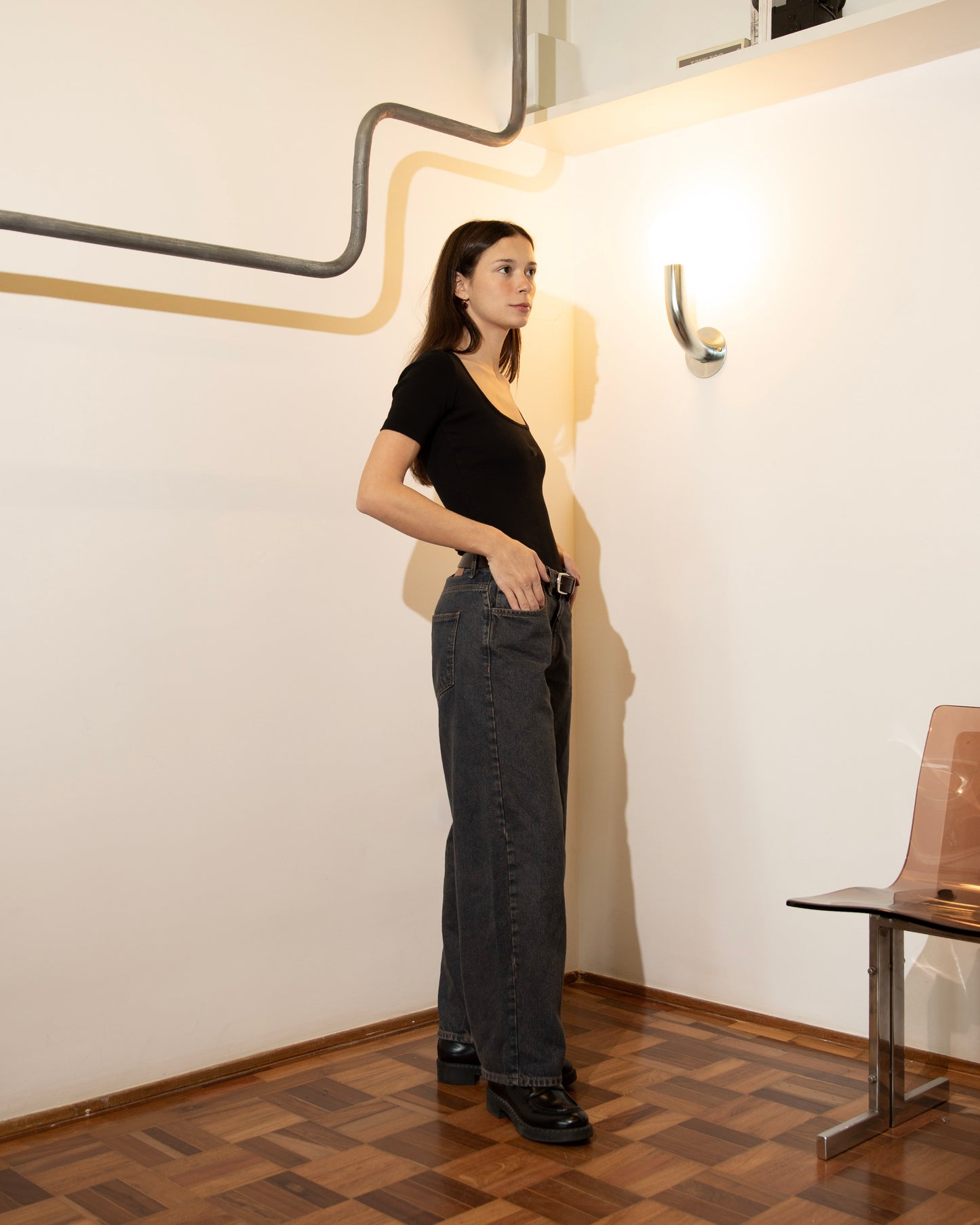 Blusa Quadrada Preta