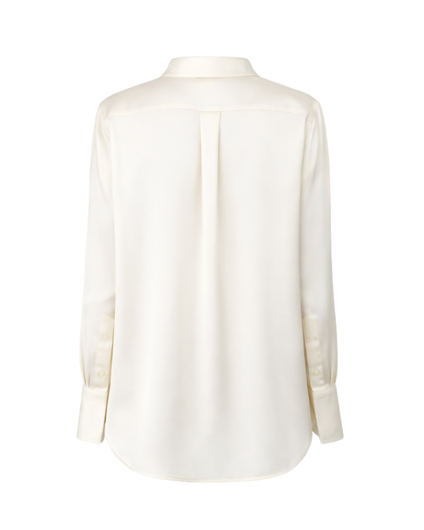 Camisa Acetinada Creme