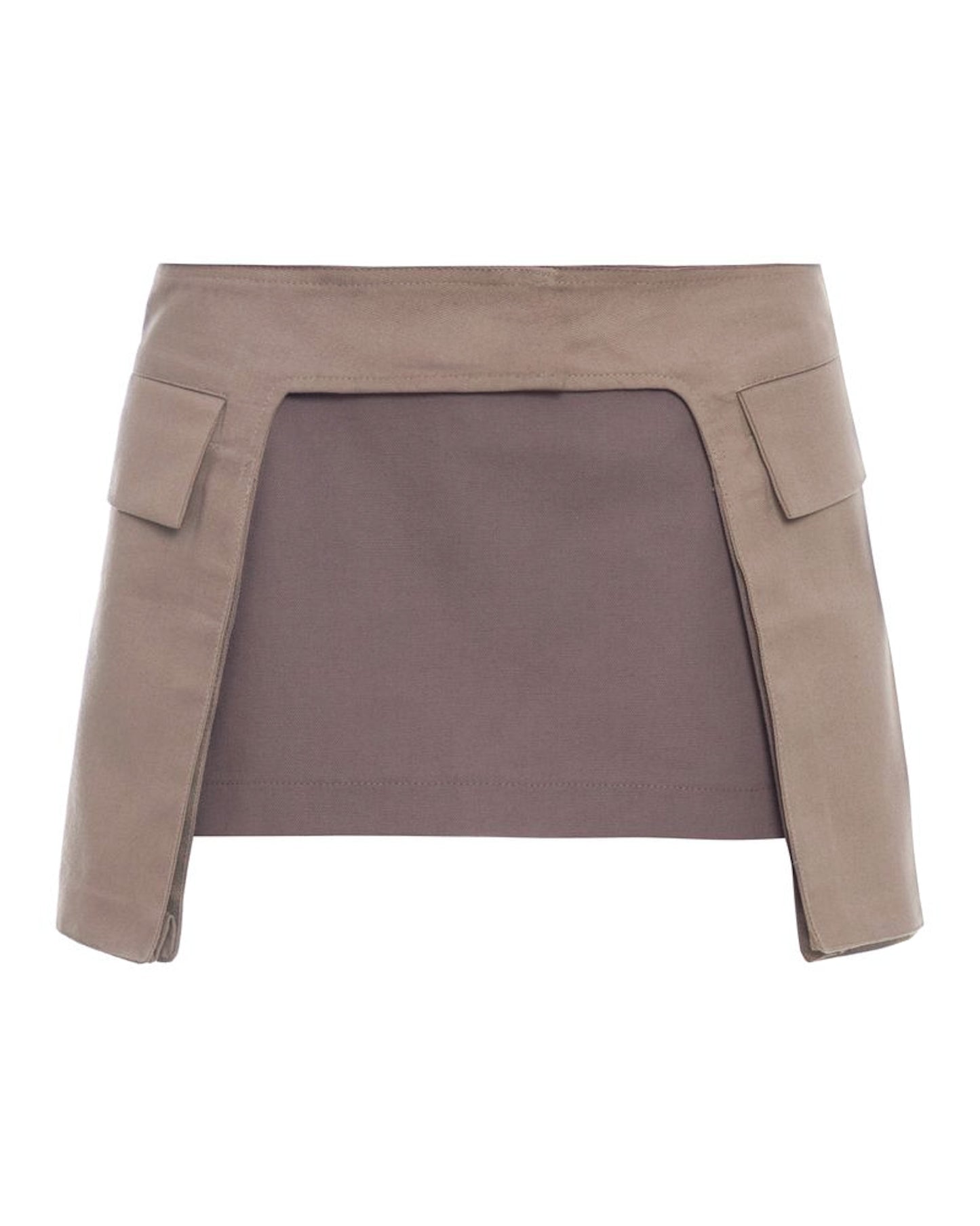 Saia Utilitária Cinza e Chá