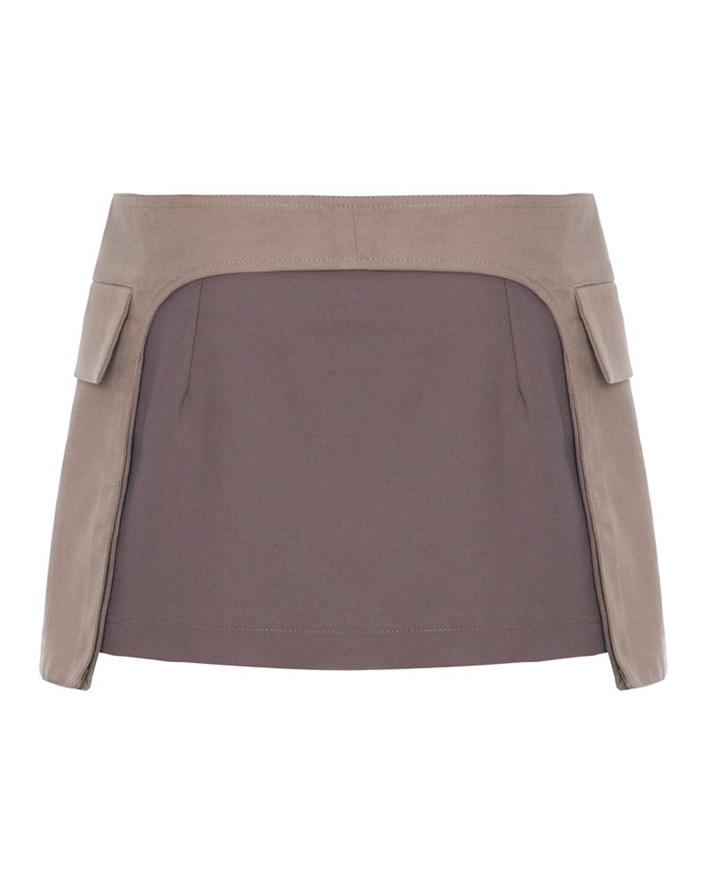 Saia Utilitária Cinza e Chá