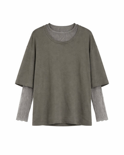 Camiseta com Segunda Pele Cinza