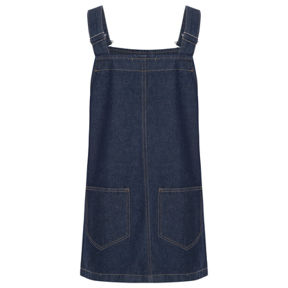 Vestido Jardineira Jeans