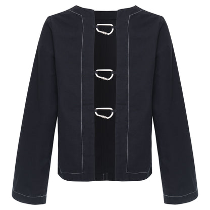 Blusa Mosquetões Preta