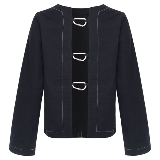 Blusa Mosquetões Preta