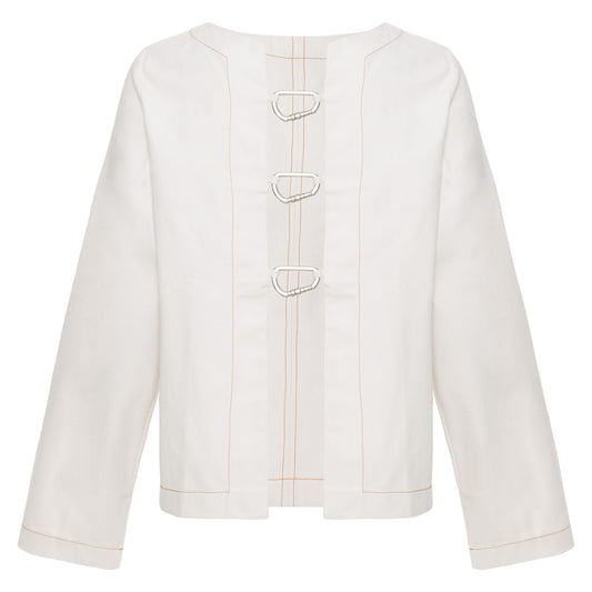 Blusa Mosquetões Off-White