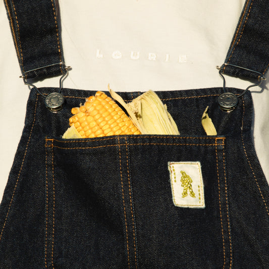 Jardineira Jeans Unissex