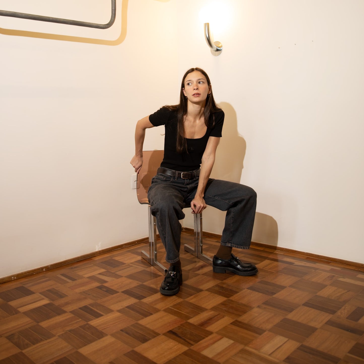 Blusa Quadrada Preta