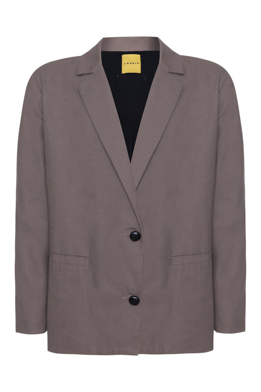 Blazer Lou Cinza