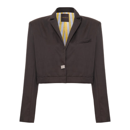 Blazer Cropped Marrom