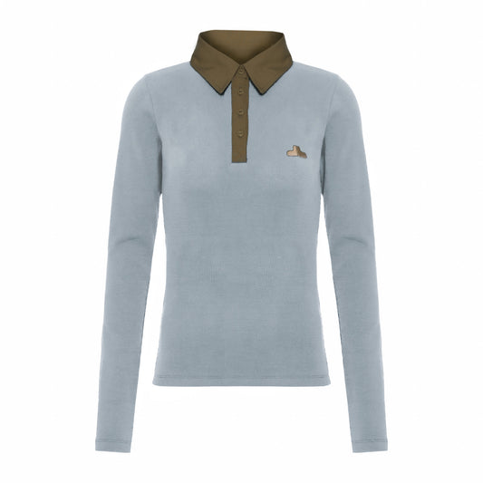 Polo Logo Azul