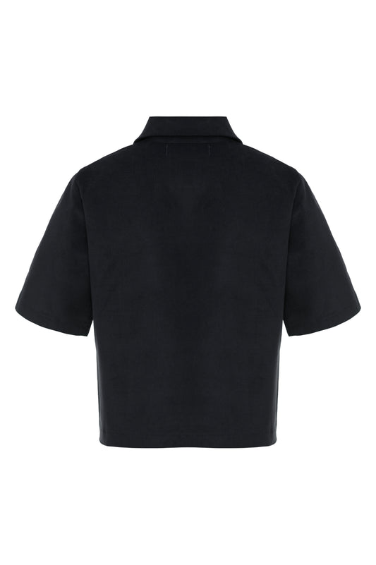 Polo Cotelê Preto
