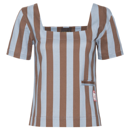 Scandi Top Listrado
