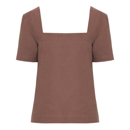 Scandi Top Marrom
