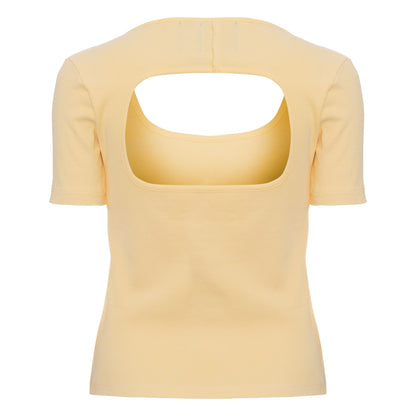 Blusa Quadrada Manteiga